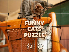 เกม Funny Cats Puzzle