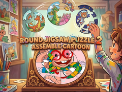 เกม Round Jigsaw Puzzle 2 Assemble Cartoon