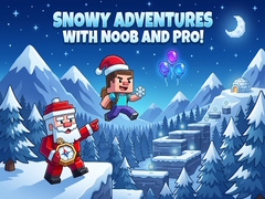 เกม Snowy Adventures with Noob and Pro!