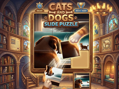 เกม Cats and Dogs Slide Puzzle