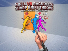 เกม Ninja vs Ragdolls: Sharp Knife Throw!