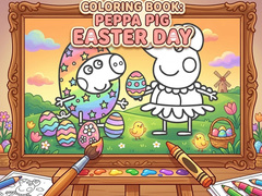 เกม Coloring Book: Peppa Pig Easter Day