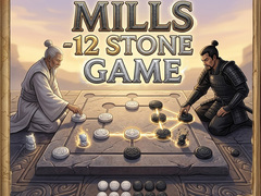 เกม Mills - 12 Stone Game 