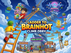 เกม Ladder to Brainhot: Climb Obby