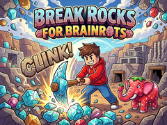 เกม Break Rocks For Brainrots