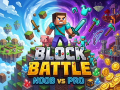 เกม Block Battle - Noob vs Pro