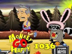 เกม Monkey Go Happy Stage 1036