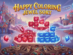 เกม Happy Coloring Jewel Sort
