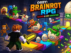 เกม Obby: Brainrot RPG Slasher & Loot Adventure
