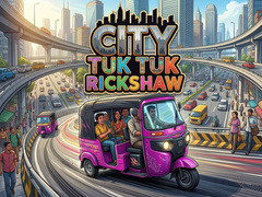เกม City Tuk Tuk Rickshaw