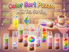 เกม Color Sort Puzzle Milk Tea Sorting