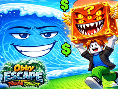 เกม Obby Escape from Tsunami Brainrot