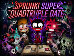 เกม Sprunki Super Quadtruple Date