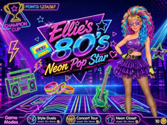 เกม Ellie’s 80’s Neon Pop Star
