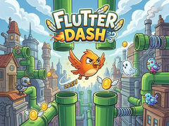 เกม Flutter Dash