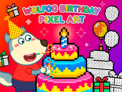 เกม Wolfoo Birthday Pixel Art