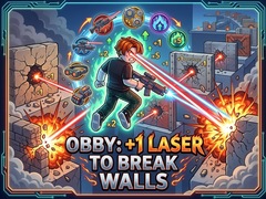 เกม Obby: +1 Laser to Break Walls