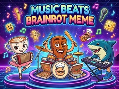เกม Music Beats Brainrot Meme 