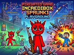 เกม Pixelated Game Incredibox Sprunki Playground