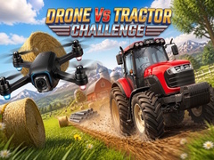 เกม Drone vs Tractor Challenge