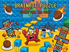 เกม Brainrot Puzzle: Escape from the Beach