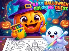 เกม Easy Halloween Coloring Quest
