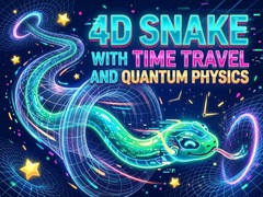 เกม 4D Snake with Time travel and Quantum Physics