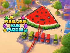 เกม Pixel Jam Bus Puzzle: Color Sort
