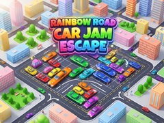 เกม Rainbow Road Car Jam Escape